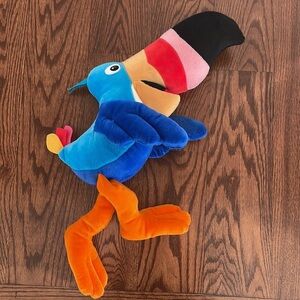 Kellogg’s Cereal City USA vintage fruit loop parrot plush Sam large colorful